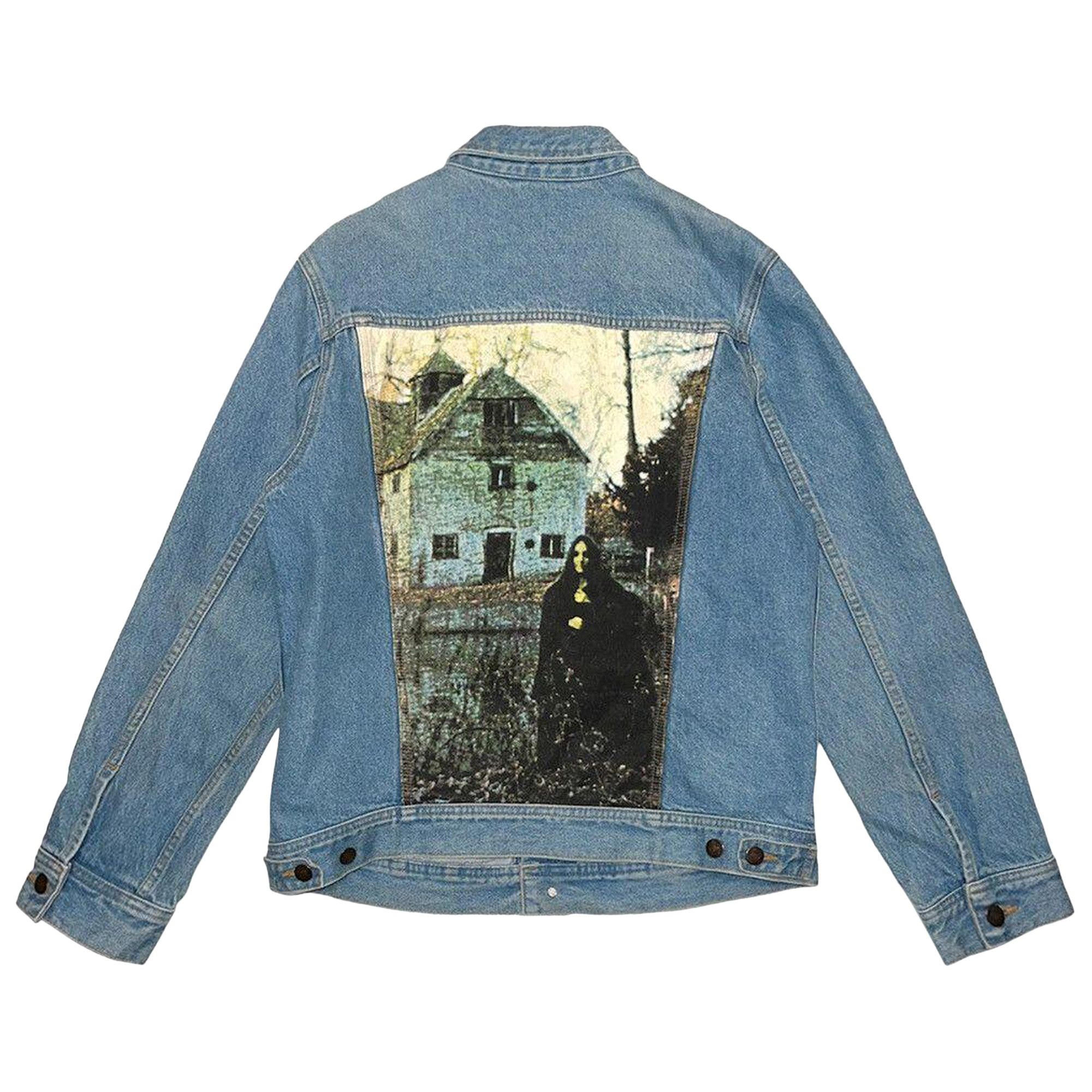Buy Supreme x Black Sabbath Denim Trucker Jacket 'Blue' - SS160306
