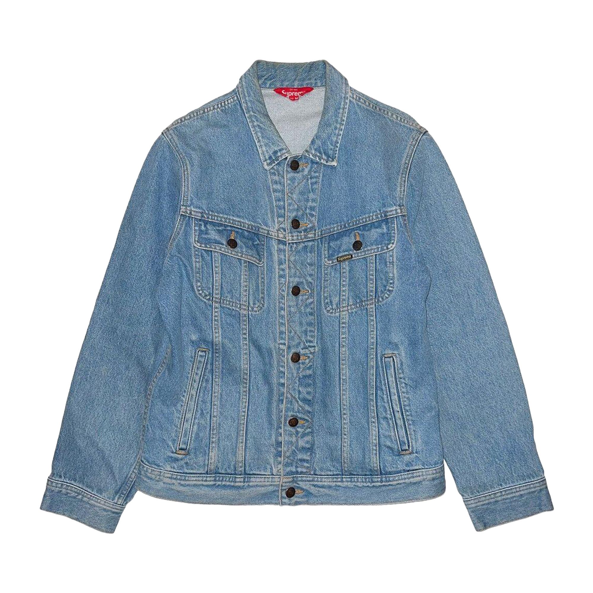 Supreme black sabbath denim jacket hot sale