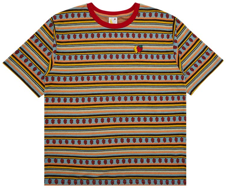 Sky High Farm Workwear Jacquard Flower T Shirt Multicolor