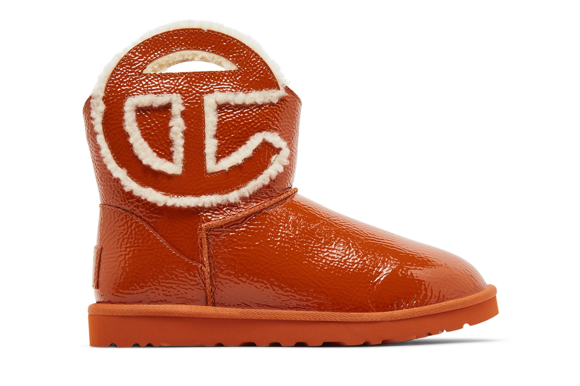 Buy UGG Telfar x Logo Mini Boot 'Crinkle - Spicy Pumpkin