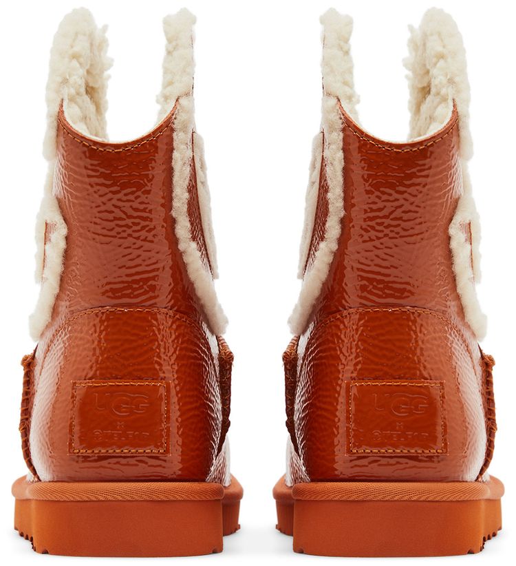 UGG Telfar x Logo Mini Boot Crinkle   Spicy Pumpkin