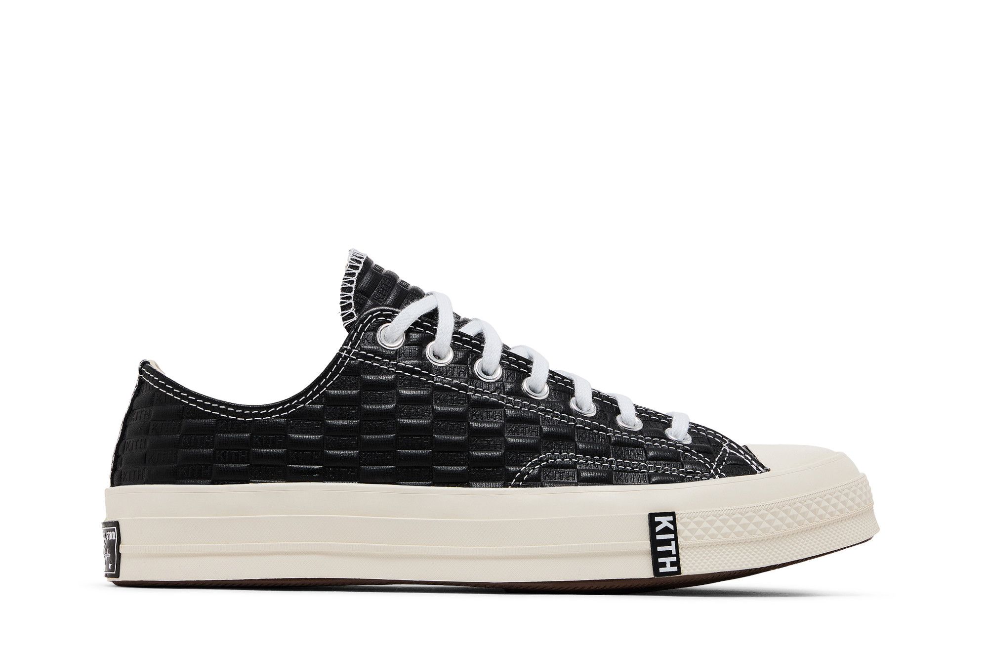 Buy Kith x Converse Chuck 70 Low 'Black Monogram' - A11438C | GOAT