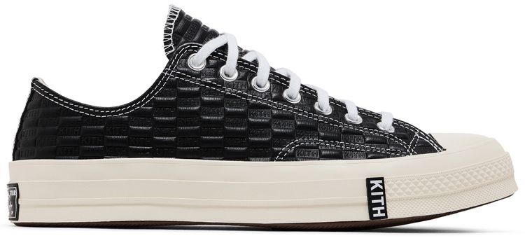 Kith x Converse Chuck 70 Low Black Monogram
