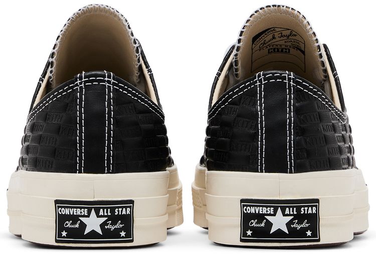 Kith x Converse Chuck 70 Low Black Monogram