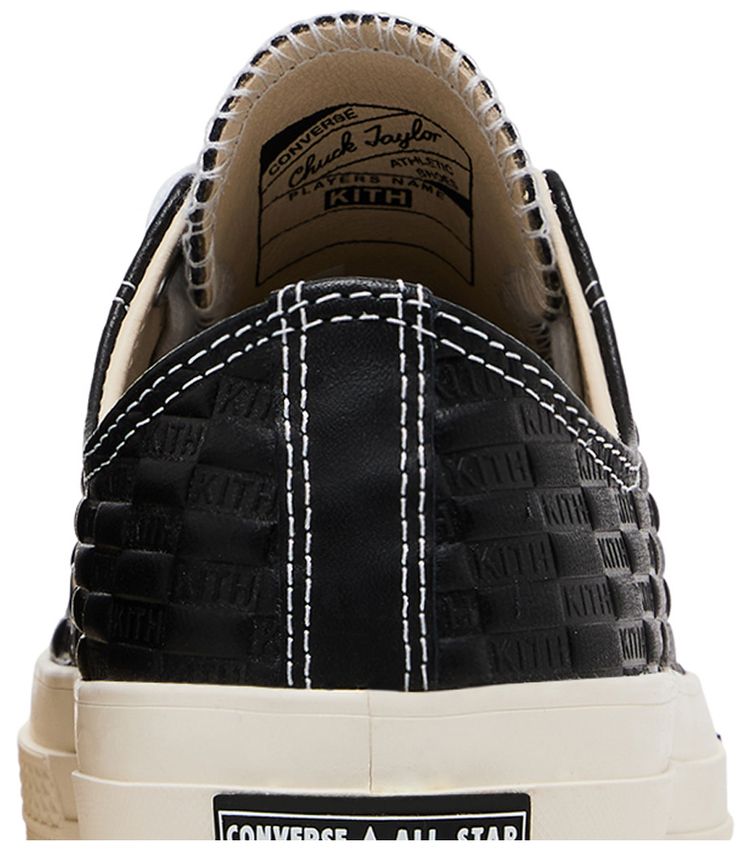 Kith x Converse Chuck 70 Low Black Monogram