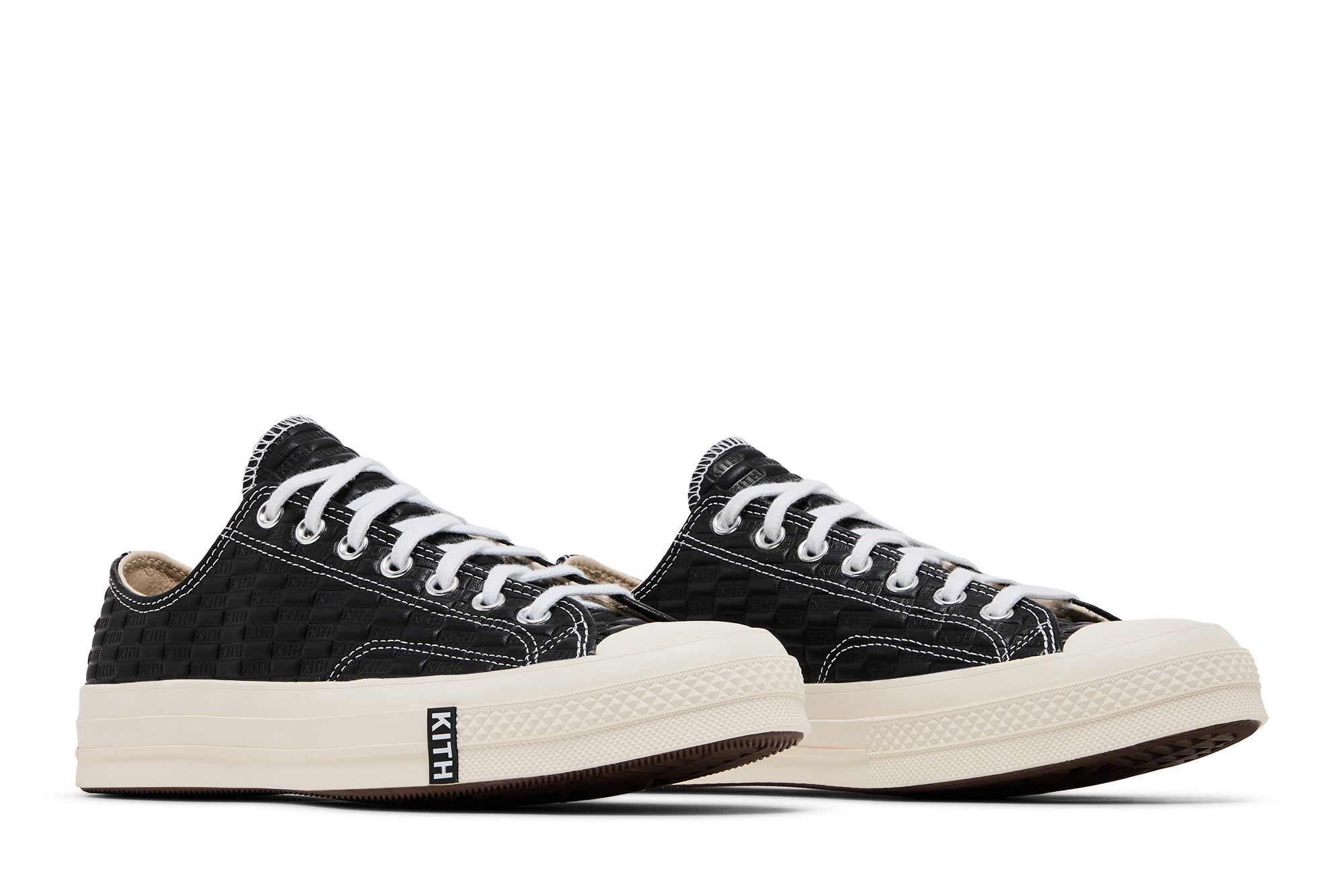 Buy Kith x Converse Chuck 70 Low 'Black Monogram' - A11438C | GOAT