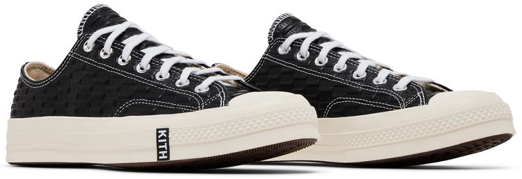 Kith x Converse Chuck 70 Low Black Monogram