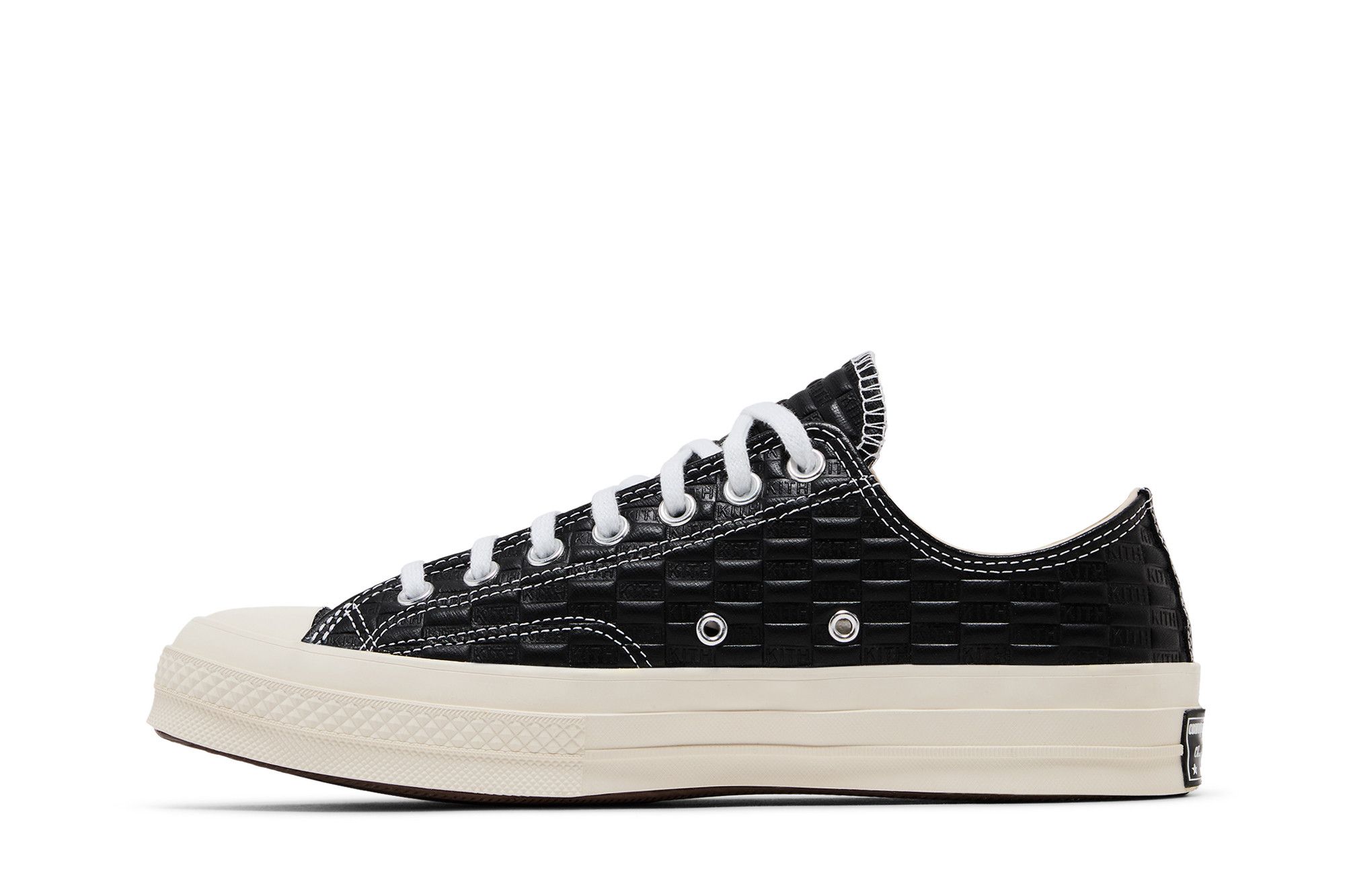 Buy Kith x Converse Chuck 70 Low 'Black Monogram' - A11438C | GOAT