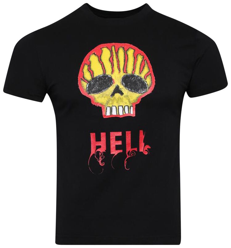 BOTTER Skull Print T Shirt Black