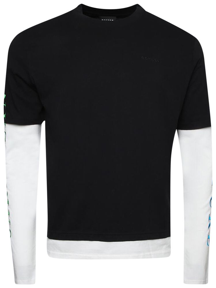 BOTTER Caribbean Couture Double Layer T Shirt BlackWhite