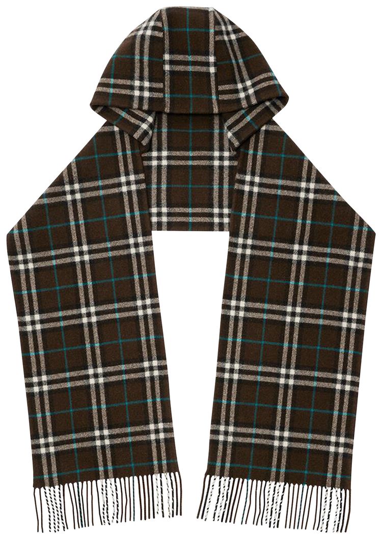 Burberry Hooded Cashmere Scarf Snug