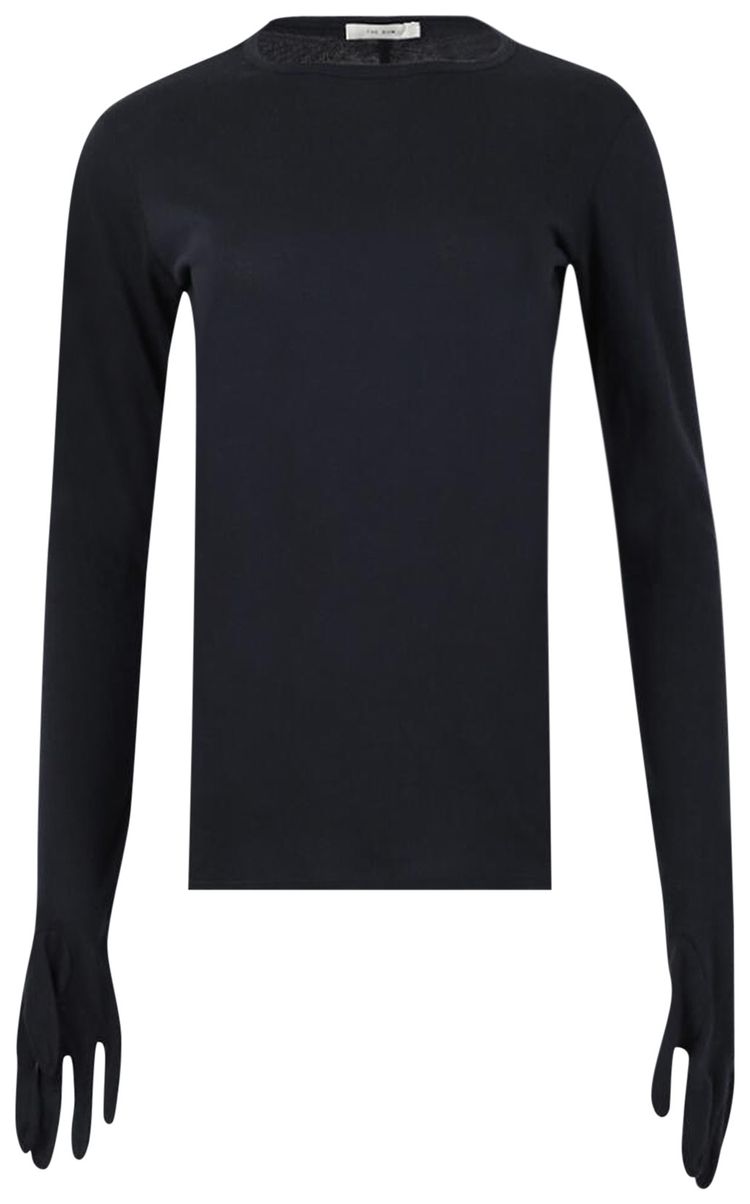 The Row Asja Top Dark Navy