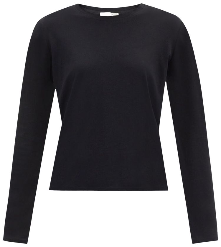 The Row Sherman Long Sleeve Black
