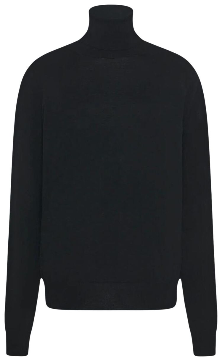 The Row Heva Turtleneck Black
