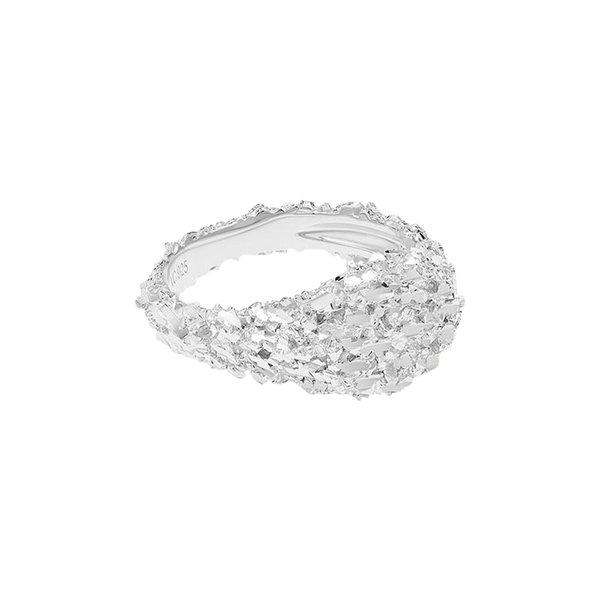 Size 6 Veneda Carter VC001 Ring 'Rhodium'