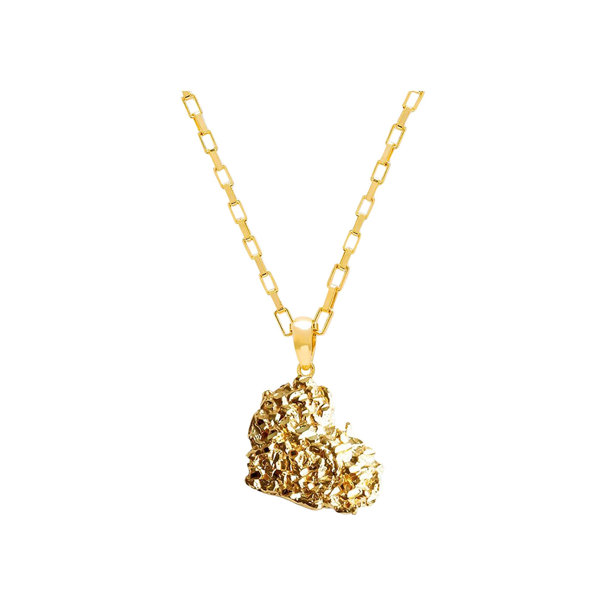 Buy Veneda Carter VC014 Vertical Signature Heart Necklace 'Gold