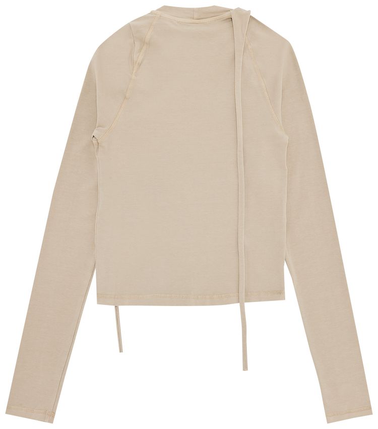 Ottolinger Deconstructed Fitted Long Sleeve Sand Pebble