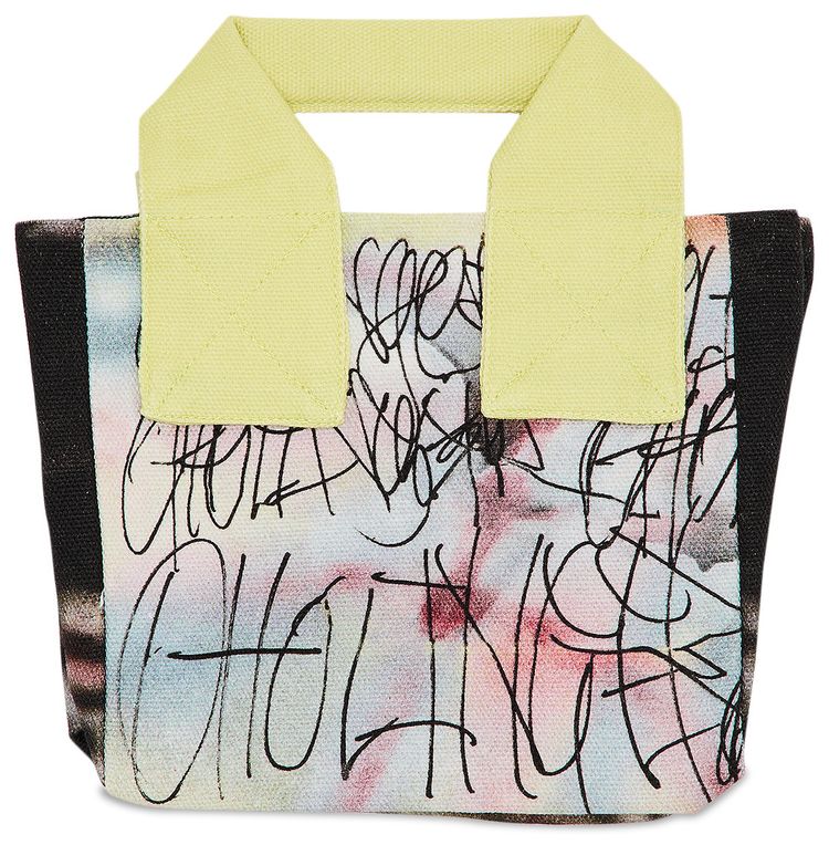 Ottolinger Mini Tote Bag Yellow Graffitti