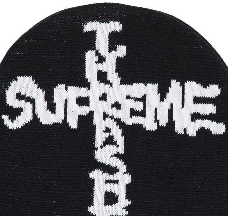 Supreme x Thrasher Beanie Black