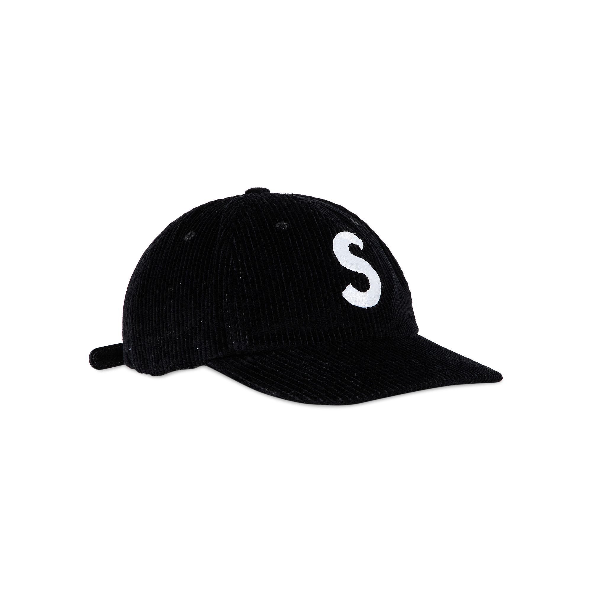 Supreme Corduroy S Logo 6-Panel 'Black'