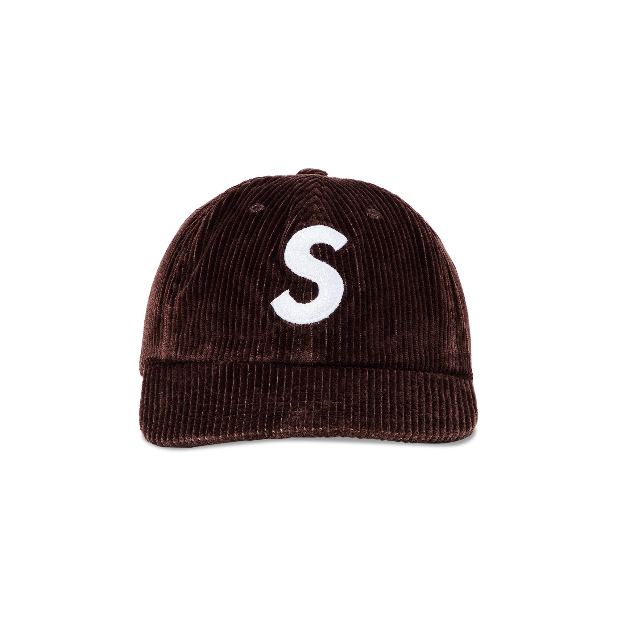 激安アウトレット通販 レディース Buy Supreme Corduroy S Logo 6-Panel 'Dark Brown' - FW24H81 帽子