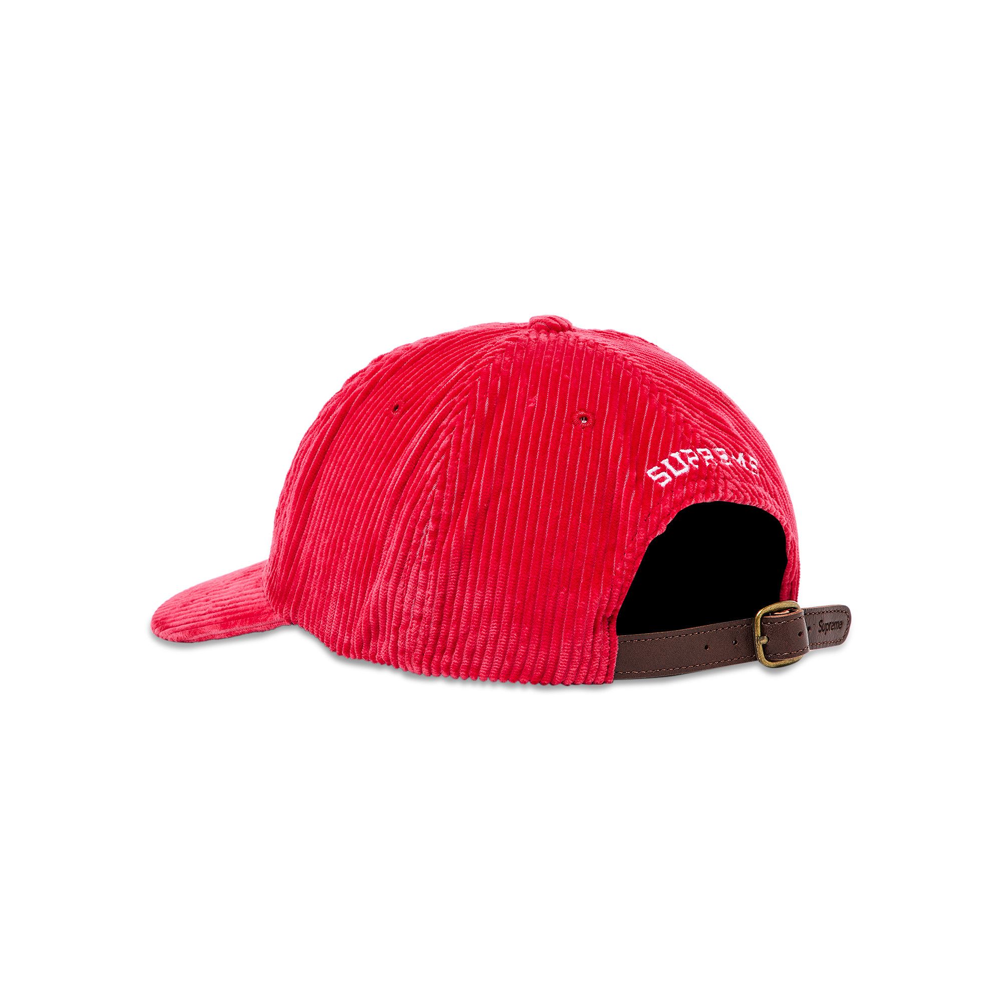 Buy Supreme Corduroy S Logo 6-Panel 'Bright Red' - FW24H81 BRIGHT RED | GOAT