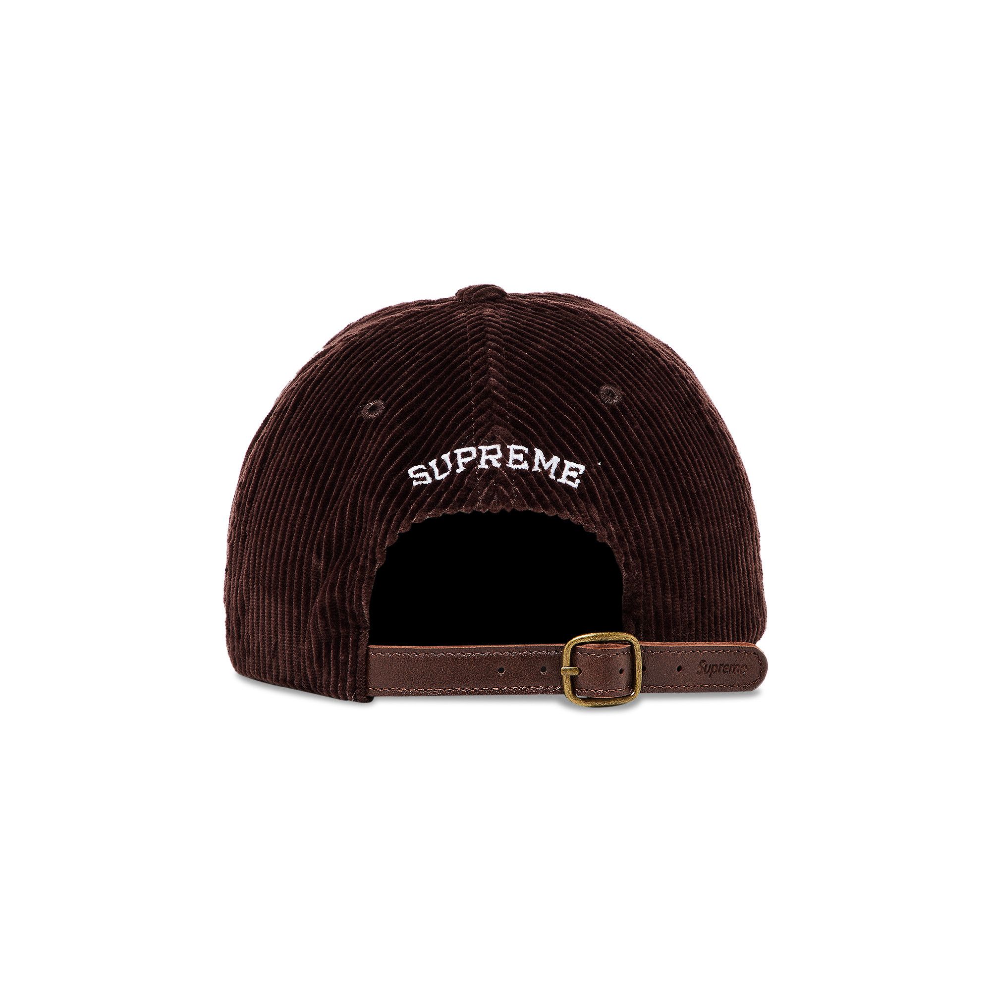 Supreme Corduroy S Logo 6 Panel Black - SS17 - US
