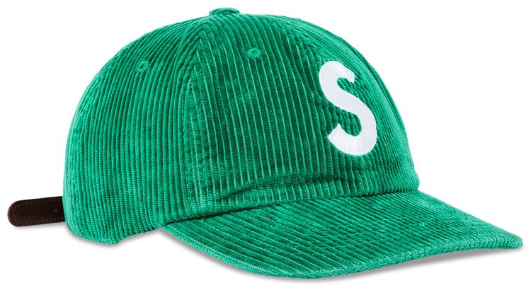 Supreme Corduroy S Logo 6 Panel Green