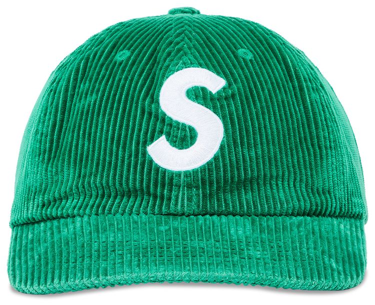 Supreme Corduroy S Logo 6 Panel Green