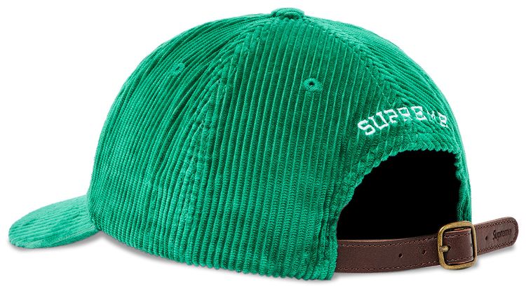 Supreme Corduroy S Logo 6 Panel Green