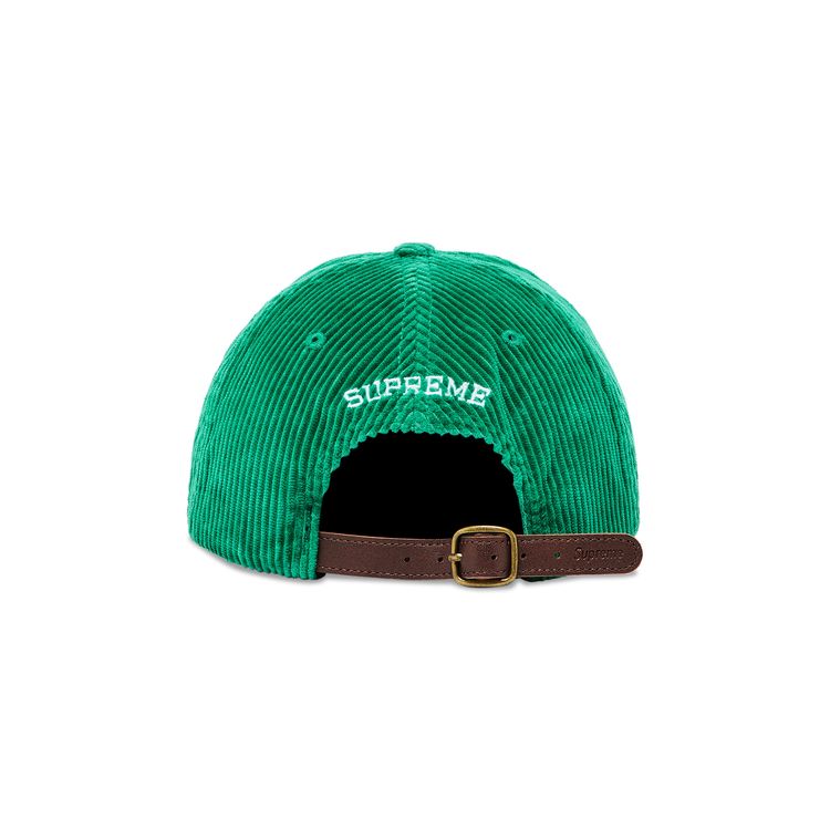 Supreme Corduroy S Logo 6 Panel Green