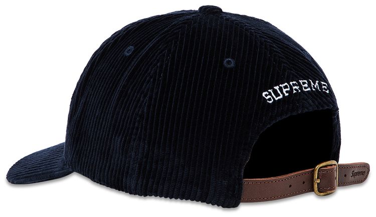 Supreme Corduroy S Logo 6 Panel Navy