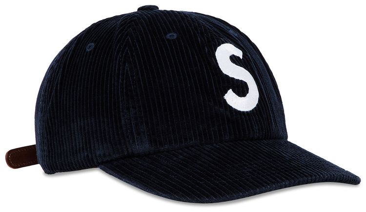 Supreme Corduroy S Logo 6 Panel Navy