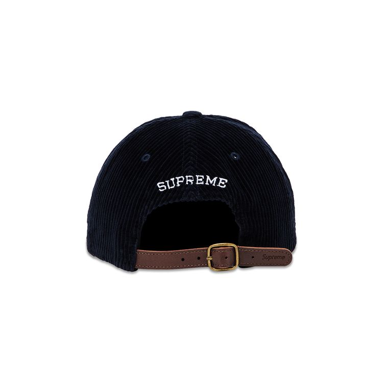 Supreme Corduroy S Logo 6 Panel Navy
