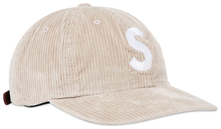Supreme Corduroy S Logo 6 Panel Stone