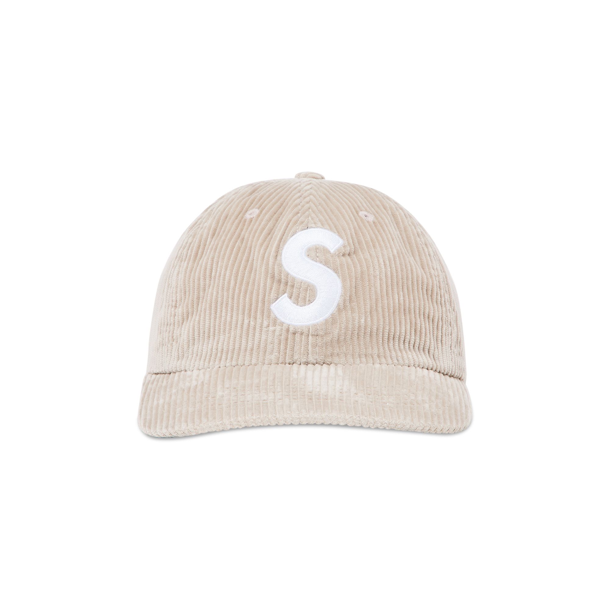 Buy Supreme Corduroy S Logo 6-Panel 'Stone' - FW24H81 STONE