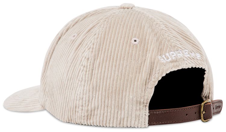 Supreme Corduroy S Logo 6 Panel Stone