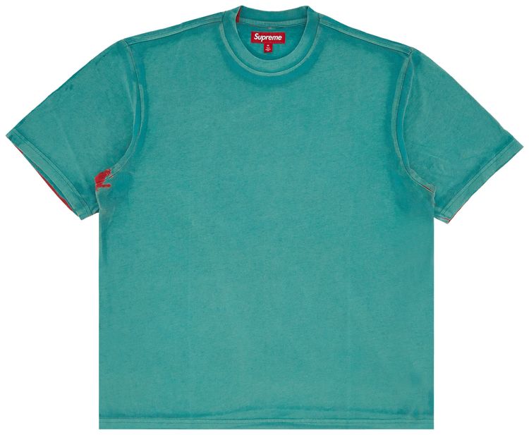 Supreme Discharge Short Sleeve Top Teal