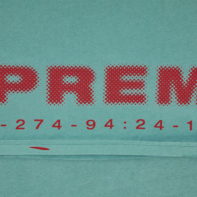 Supreme Discharge Short Sleeve Top Teal
