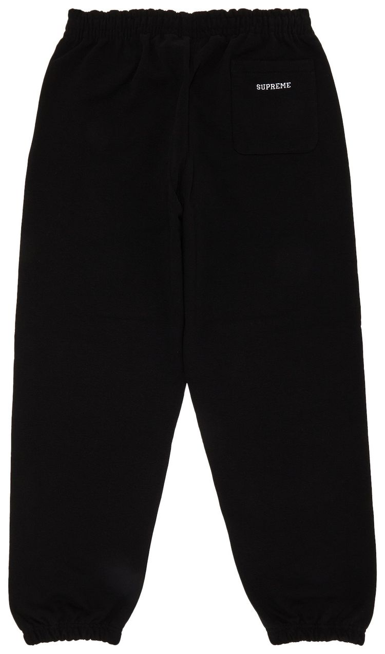 Supreme S Logo Sweatpant Black