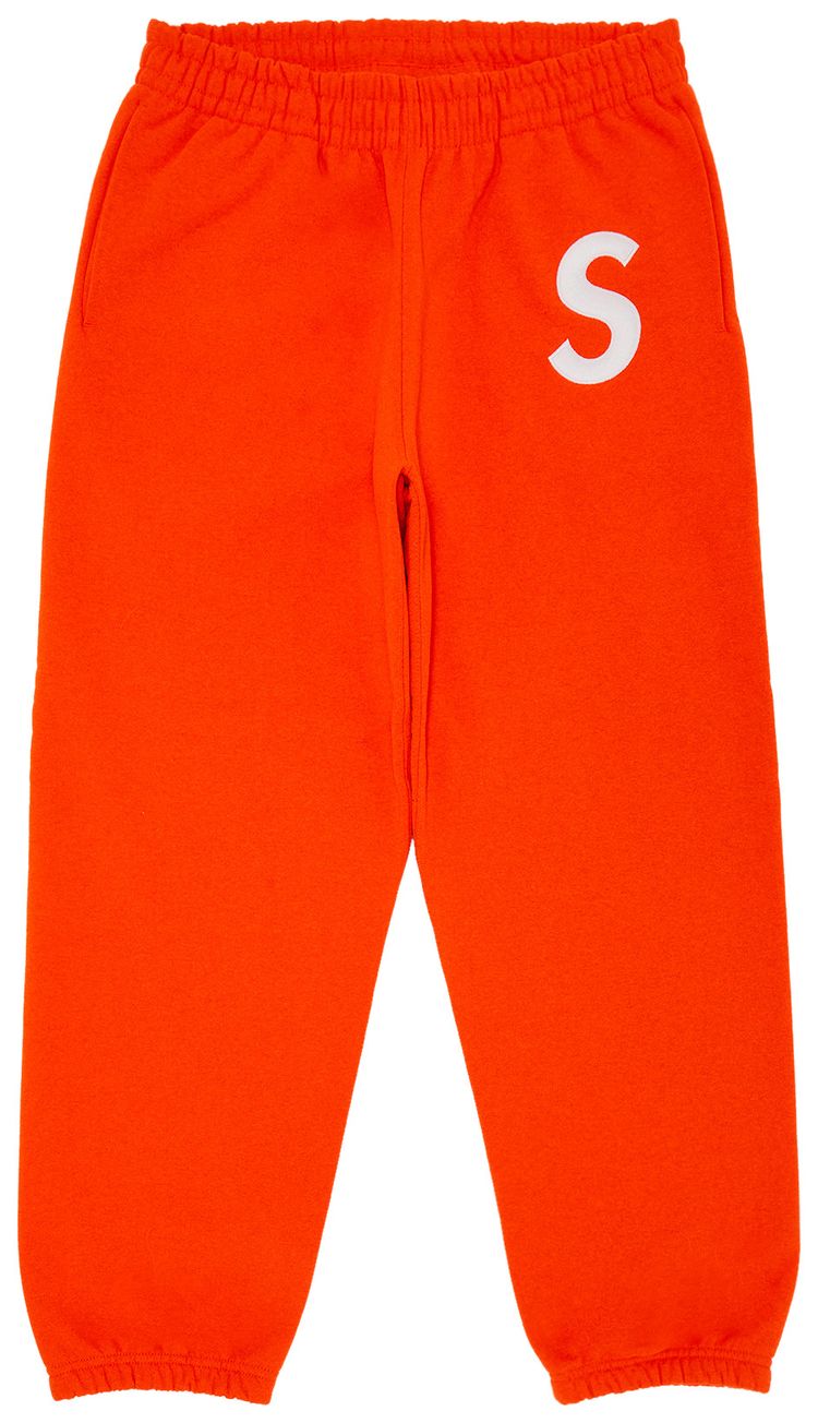 Supreme S Logo Sweatpant Bright Orange