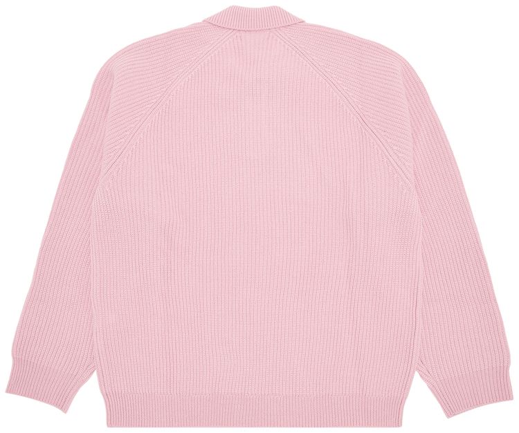 Supreme Small Box Polo Sweater Pink