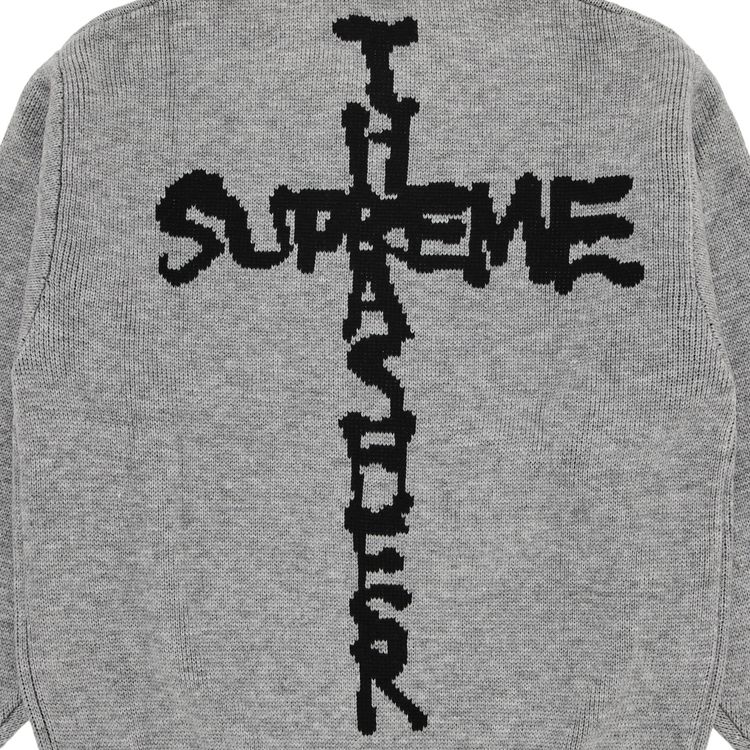 Supreme x Thrasher Sweater Heather Grey