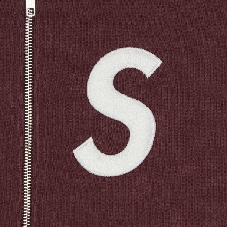 Buy Supreme S Logo Zip Up Hooded Sweatshirt 