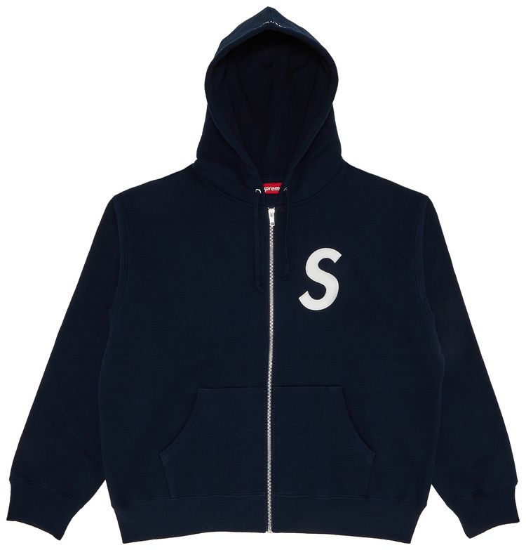 Buy Supreme S Logo Zip Up Hooded Sweatshirt 