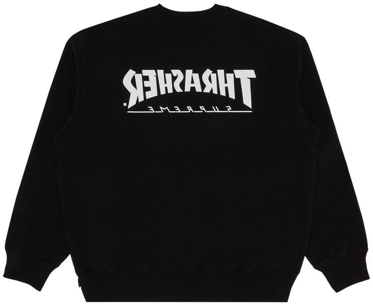 Supreme x Thrasher Crewneck Black