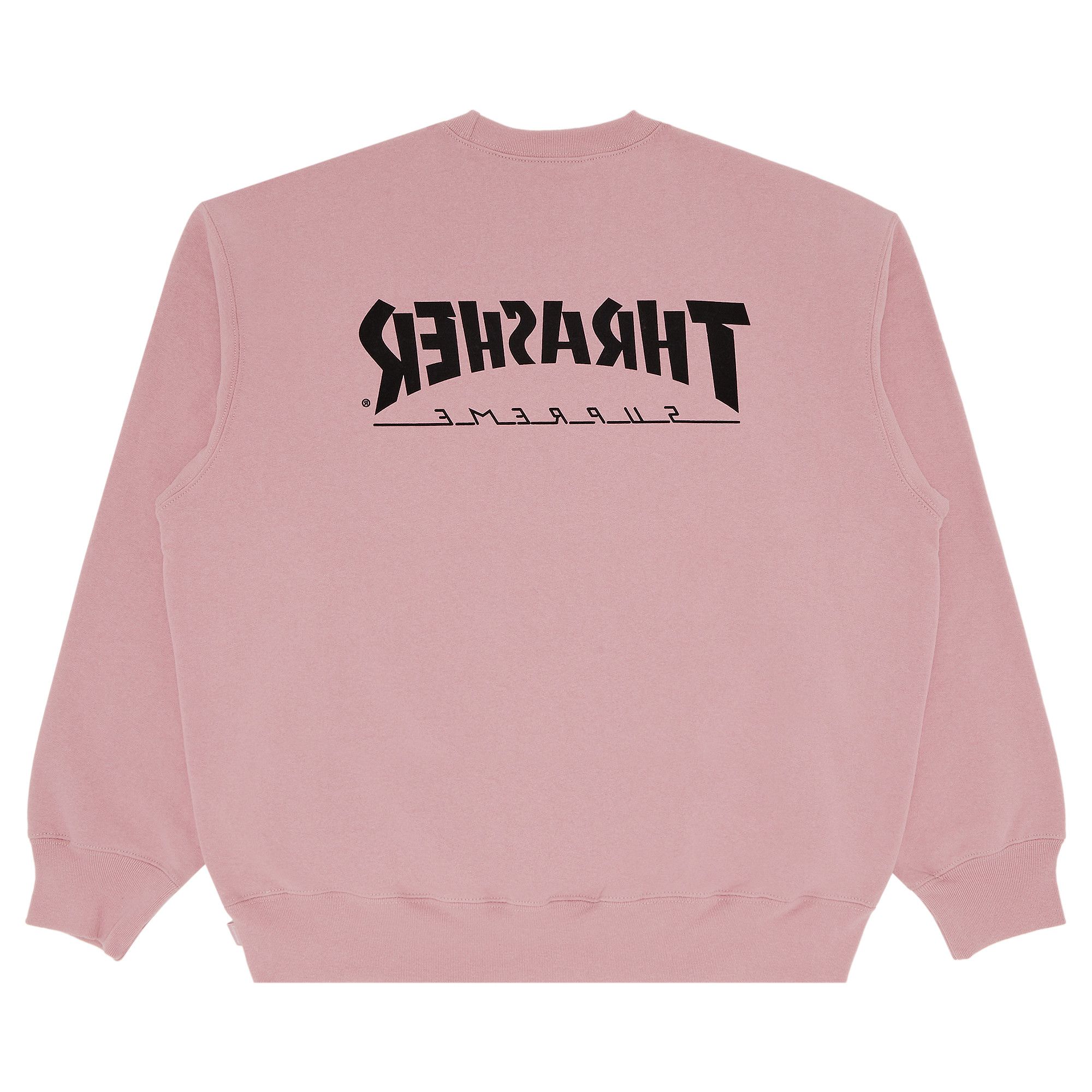Supreme Thrasher Crewneck Dusty Rose | eBay