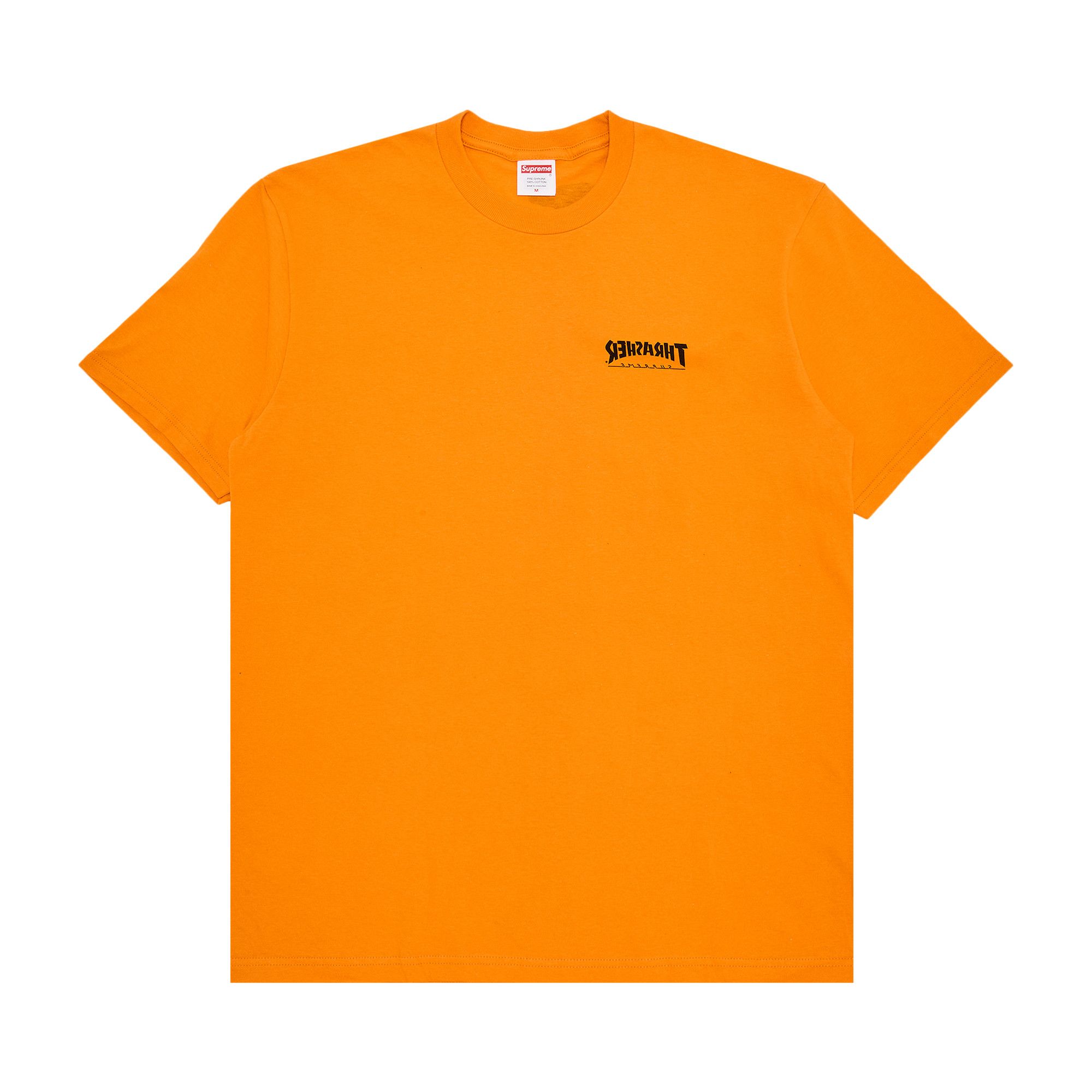 ブランドのギフト Cross Thrasher x Supreme Buy Tee GOAT | ORANGE FW24T4 - 'Orange' トップス