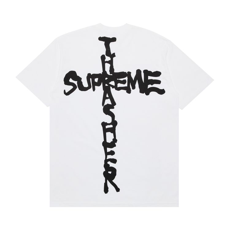 Supreme x Thrasher Cross Tee White