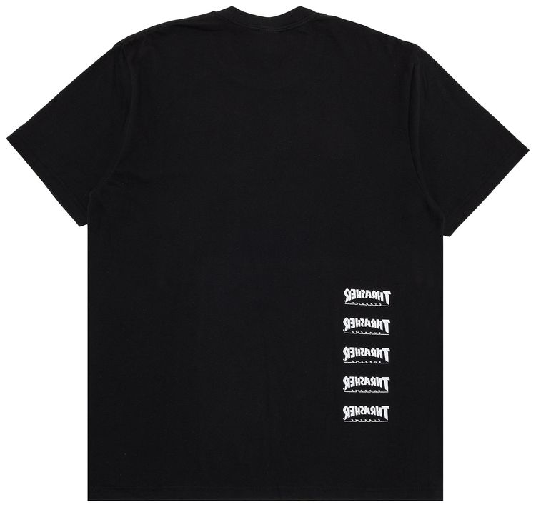 Supreme x Thrasher Back Tail Tee Black